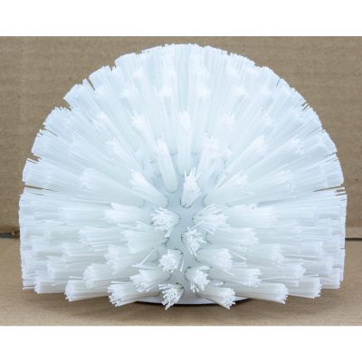 SPARTA Industrial Tank Brush Head Pipe Brush Head, Drain Brush with 3/4" Thread Hole (Handle Not Included) for Commercial Use, Plastic, 5 x 3.9 Inches, White