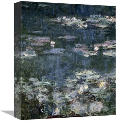 16 in. Nympheas - Water Lilies - Detail Art Print - Claude Monet