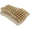 SPARTA Plastic Cutting Board Scrub Brush with Hanging Hole for Washing Cutting Boards, 6 Inches, Tan view 2