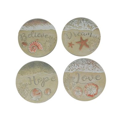 Chesapeake Bay 10" Shoreline Stepping Stones 4 Piece Set