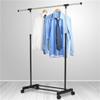 BPHUI Coat Rack Stand Single Hanging Rails Clothes Rack Height Adjustable Organizer Hangers for Clothes Hanger Stainless Steel Drying Storage Rack Freestanding,Easy Assembly view 3