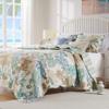 Greenland Home Barefoot Bungalow Atlantis Coastal Quilt Set, 5-Piece King/Cal King, Jade view 1