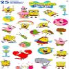 Spongebob Duffle Bag Set For Kids - 4 Pc Bundle With Spongebob Luggage Carry On Suitcase Bag, Spongebob Coloring Book, Stickers, and More (Spongebob Travel Activity Set) view 4