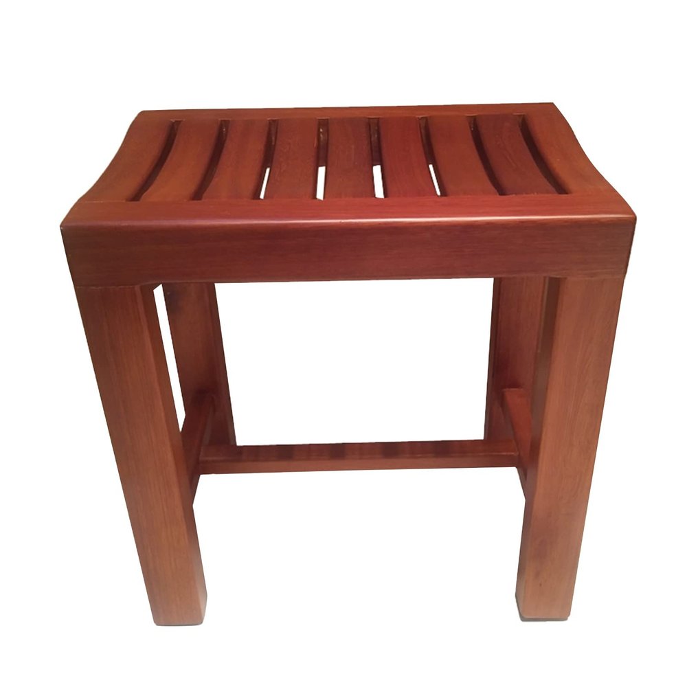 DENGJU Spa Bench Wood Seat Stool Foot Rest Storage Shelf Waterproof Bathroom Stool for Elderly Bath Chair Wood Shower Bench Adult Non-Slip Wooden Shower Seat Bathtub Spa Change Shoes Stool
