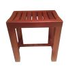 DENGJU Spa Bench Wood Seat Stool Foot Rest Storage Shelf Waterproof Bathroom Stool for Elderly Bath Chair Wood Shower Bench Adult Non-Slip Wooden Shower Seat Bathtub Spa Change Shoes Stool view 1