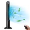 Tangkula 42-Inch Tower Fan with Remote Control, 80 Oscillating Standing Fan w/LED Display, 12H Timer & 3 Wind Modes, Portable & Quiet Floor Bladeless Fan for Bedroom Living Room Home Office (Black) view 1