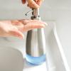 AUMIO 2 Pack Soap Dispenser Stainless Steel Case Glass Liner Hand Pump Dispenser, Refillable Liquid Hand Soap Dispenser for Bathroom & Kitchen - Brushed Nickel view 4