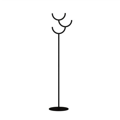 Coat Rack Stand Iron Coat Rack, Solid Wood Coat Stand, Free Standing Hall Coat Tree for Coats, Hats, Bags, Purses, for Entryway, Hallway, Rubberwood Freestanding,Easy Assembly