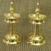 Tangerine Brass Kerala Nilavilakku || Kerala Diya || Kerala Deepak- its Kerala Traditional Brass Oil Lamp - Height -8 inches- Sets of 2 pcs (2) view 3