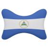 2 Pack Car Neck Pillow Nicaragua Flag Softness Car Headrest Pillow for Driving with Memory Foam Pillow Removable view 1
