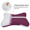 2 Pack Car Neck Pillow Qatar Flag Softness Car Headrest Pillow for Driving with Memory Foam Pillow Removable view 3