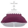2 Pack Car Neck Pillow Qatar Flag Softness Car Headrest Pillow for Driving with Memory Foam Pillow Removable view 4