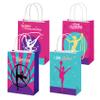 16 PCS Gymnastics Party Bags With Handles Gymnastics Birthday Party Supplies Gymnastics Party Favors Gymnastics Gifts For Girls Boys Teens Gymnasts Coach Gymnastics Party Decorations view 1
