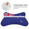 2 Pack Car Neck Pillow New Zealand Flag Softness Car Headrest Pillow for Driving with Memory Foam Pillow Removable view 3