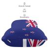 2 Pack Car Neck Pillow New Zealand Flag Softness Car Headrest Pillow for Driving with Memory Foam Pillow Removable view 4