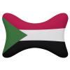 2 Pack Car Neck Pillow Sudan Flag Softness Car Headrest Pillow for Driving with Memory Foam Pillow Removable view 1