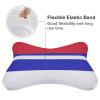 2 Pack Car Neck Pillow Republika Srpska Flag Softness Car Headrest Pillow for Driving with Memory Foam Pillow Removable view 3