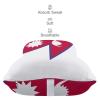 2 Pack Car Neck Pillow Nepal Flag Softness Car Headrest Pillow for Driving with Memory Foam Pillow Removable view 4
