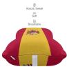2 Pack Car Neck Pillow Spain Flag Softness Car Headrest Pillow for Driving with Memory Foam Pillow Removable view 4