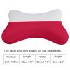2 Pack Car Neck Pillow Poland Flag Softness Car Headrest Pillow for Driving with Memory Foam Pillow Removable view 2