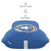 2 Pack Car Neck Pillow Northern Mari-ana Lslands Flag Softness Car Headrest Pillow for Driving with Memory Foam Pillow Removable view 4