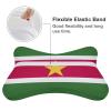 2 Pack Car Neck Pillow Suriname Flag Softness Car Headrest Pillow for Driving with Memory Foam Pillow Removable view 3