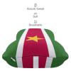 2 Pack Car Neck Pillow Suriname Flag Softness Car Headrest Pillow for Driving with Memory Foam Pillow Removable view 4