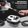 Irishom 2500W Handheld Steam Cleaner High Temperature Pressurized Steam Cleaning Machine Portable Car Steamer with Brush Heads (White) view 2
