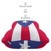2 Pack Car Neck Pillow Puerto Rico Flag Softness Car Headrest Pillow for Driving with Memory Foam Pillow Removable view 4