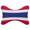2 Pack Car Neck Pillow Thailand Flag Softness Car Headrest Pillow for Driving with Memory Foam Pillow Removable view 1