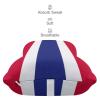 2 Pack Car Neck Pillow Thailand Flag Softness Car Headrest Pillow for Driving with Memory Foam Pillow Removable view 4