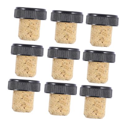 24pcs Wine Corks Beer Bottle Stopper Bottle Stopper Wood Plastic Wine Bottle Stopper Collection