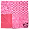 Handicrafts Plus Kantha Bedspread Cotton Bedcover Indian Handmade Blanket Bedding Coverlet Twin Size Bedspread Handmade Blanket Patchwork Coverlet Pink Ralli view 2