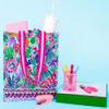 Lilly Pulitzer Market Shopper Bag, Reusable Grocery Tote, Shoulder Bag for Produce or Travel, Me and My Zesty view 2