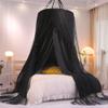 VETHIN Double Layer Princess Round Dome Canopy Bed Curtain for Girls Adults,Children Dreamy Mosquito Net,Cute Bedroom Decoration Castle Play Tent Reading Nook Canopies(Dome-Double Black) view 2