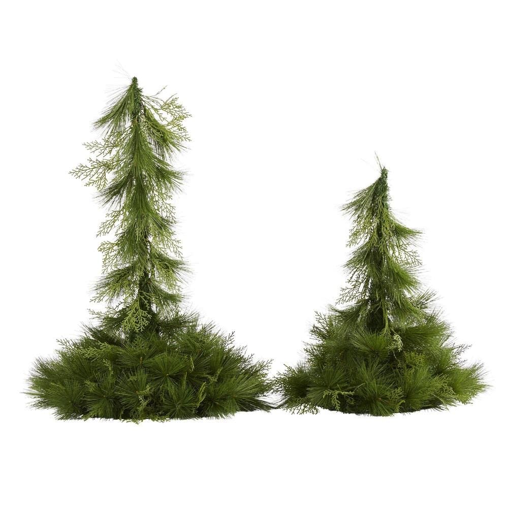 24 and 36 Table Top/Hanging Artificial Christmas Decor (Set of 2)