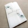 20 Personalized Vellum Belly Bands for 5 x 7 Wedding Invitations and Cards view 3