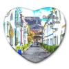 Spain Cordoba Fridge Magnet Refrigerator Stickers Collection Decorative Magnet Travel Souvenir Heart-Shaped Crystal Glass view 1
