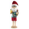 15" Beach Time for Santa Nutcracker view 1