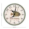 Gone Fishing Clock, Ornamental Fish Clock,Fishing Gifts for Dad,Gifts for Fishermen,Novelty Wall Clock,Decor,Gone Fishing,Father's Day,Fishing Clock, Gift for Him view 2