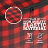 ZOBER Christmas Ornament Storage Box Plastic - Stores 64 3" Ornaments with Individual Trays - Ornament Organizer Storage Box, Durable Christmas Containers Holder - Plaid view 4