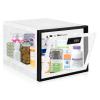 Medicine Lock Box for Safe Medication, Premium Material Lockable Storage Box Locking Organizer Bin with Combination Code for Fridge Food/Snacks/Phone/Tablet Jail/Home/Office Storage Lockers view 1