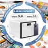 Medicine Lock Box for Safe Medication, Premium Material Lockable Storage Box Locking Organizer Bin with Combination Code for Fridge Food/Snacks/Phone/Tablet Jail/Home/Office Storage Lockers view 2