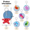 Omlisca 24 Packs Sea Animals Keychains - Ocean Animals Keychains for Under the Sea Party Favors Supplies, Sea Party Bag Fillers, Sea Creature Gifts, School Carnival Rewards, Birthday Party Gifts view 3