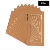 12x16 Mat for 8x12 Photo - Precut Aged Oak Brown Picture Matboard for Frames Measuring 12 x 16 Inches - Bevel Cut Matte to Display Art Measuring 8 x 12 Inches - Acid Free Pack of TEN MATS view 2