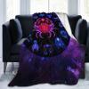 Cancer Zodiac Sign Throw Blanket Ultra-Soft Micro Fleece Blanket Travel Blanket Suitable for Rooms Sofa 50"x40" view 1