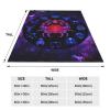 Cancer Zodiac Sign Throw Blanket Ultra-Soft Micro Fleece Blanket Travel Blanket Suitable for Rooms Sofa 50"x40" view 3