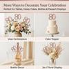 10-Pack Double Sided Glitter 80th Birthday Centerpiece Anniversary Centerpiece Sticks, Number 80 Table Topper Cake Topper for 80th Birthday Anniversary Table Party Decorations (Double Sided rose gold) view 4