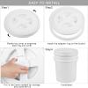 Aodaer 4 Pieces Seal Lid 5 Gallon Bucket Twist Lid Food Storage Container Lid Reusable Plastic Seal Lid Food Storage Container Lids (White) view 4