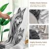 Kigai Two Love Wolf Chair Covers Slipcovers 4PCS,Stretchable Chair Slipcover Washable Removable for Family Dining Room Gathering, BBQ, Hotel Party view 3